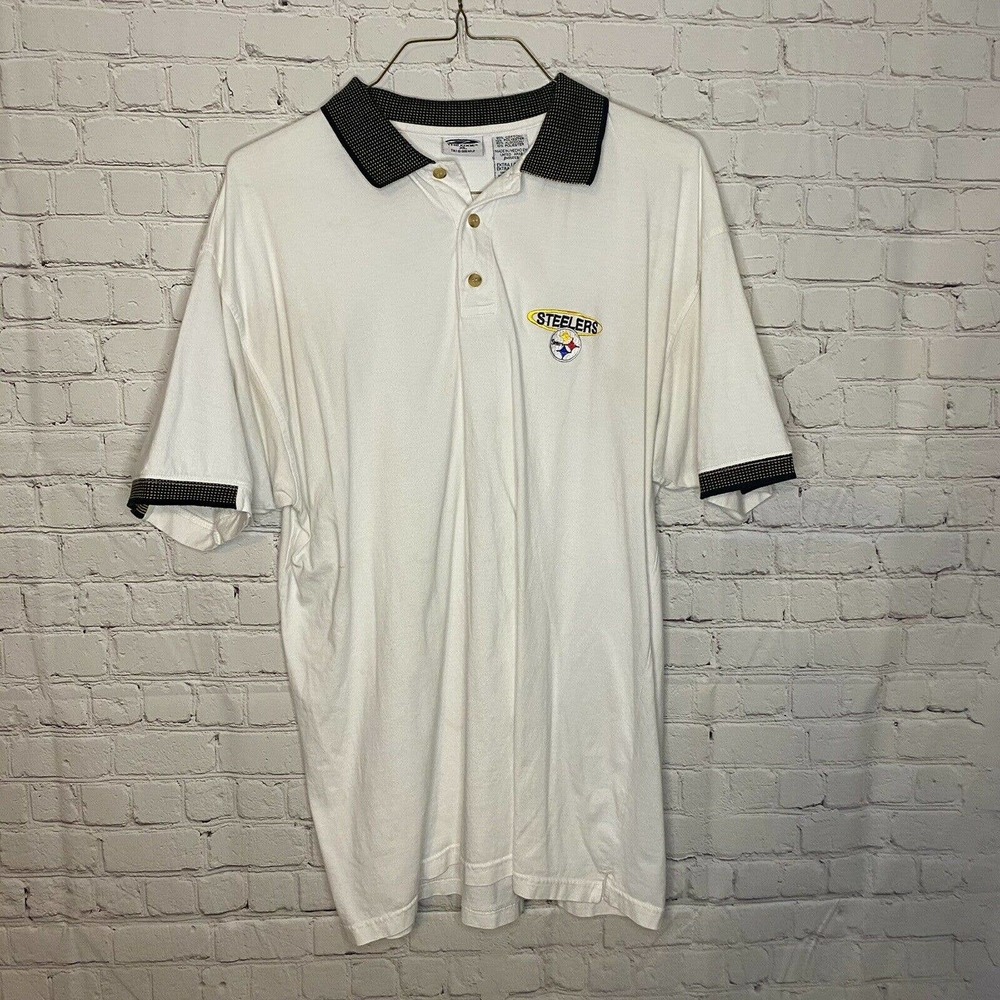 Vintage 1998 The Edge Pittsburgh Steelers Polo XL